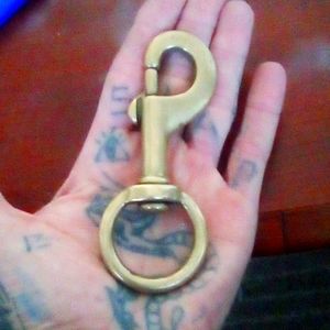 Solid brass key holder it's heavy